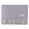 SFERRA Celine Herringbone, 100% Cotton Throw Blanket - Lilac