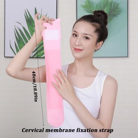 CULEO Hals- & Dekolletépflege,2 Stück Nackenmasken-Befestigungsgurt Silikon-Nackenpflaster Nackenkragen