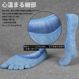 OFFTESTY Unisex Men's Summer Five Toe No Show Socks, Split Toe Invisible, Liner, Sweat Absorbent, Quick Drying, Breathable, Fashionable Cotton, For Casual and Sports, Ankle Foot Cover, 4 Pair Set, 9.4