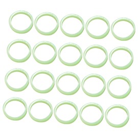SAFIGLE 100pcs Led Luminous Ring Party Supplies Plastic Finger Decorations Fluorescence Ring Neon Decor for Birthday Party