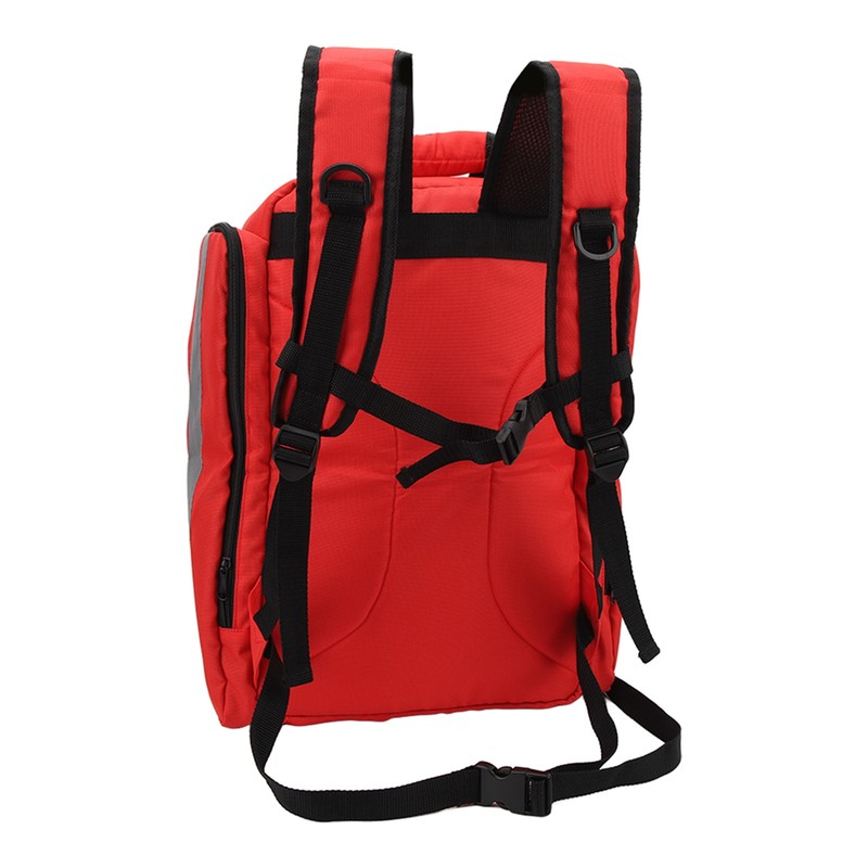 Red Firefighter Bag Large Capacity First Responder Bag Durable Emergency