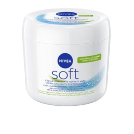 NIVEA Soft (1 x 500 ml), all-purpose cream with jojoba oil and vitamin E, intensive moisturising cream for the care of face, body and hands, paraben-free