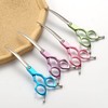 LYNHUAND 6.5" Curved Grooming Scissors for Dogs 440C Stainless Steel