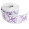 UKCOCO Purple Butterfly Nail Foam 500pcs Nail Guide Foam Roll