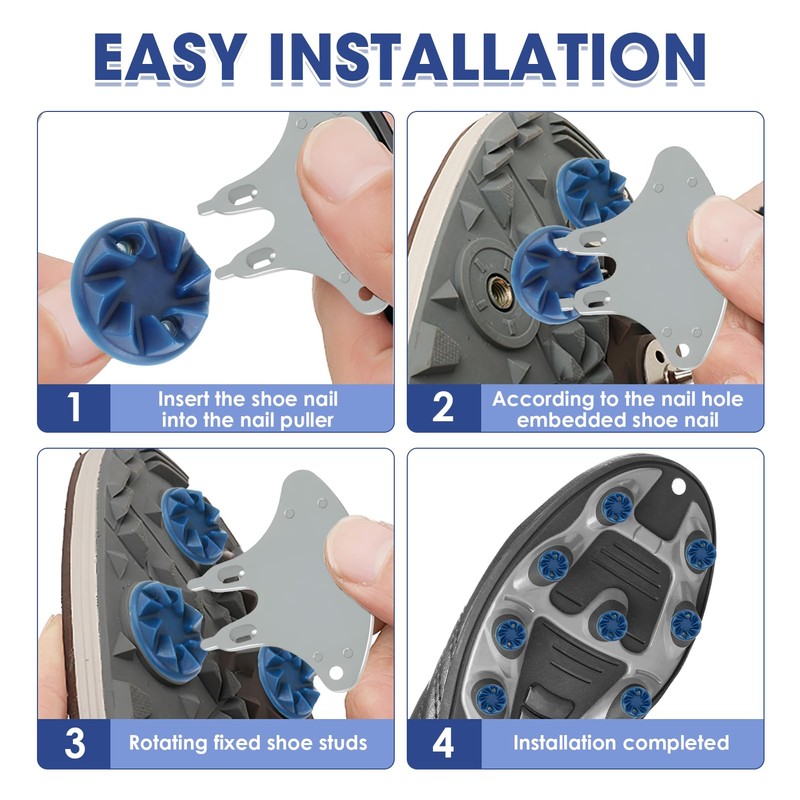 Batsman-Specific Cricket Spikes, 22 Pcs Screw-in Cricket Spikes Replacement with