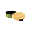 Tatsumiya 30431 Tight Grain Oval Bento Box, Hinoki Brown, Large