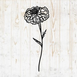 Flower Bouquets Wall Decals - Flower Bouquets Wall Stickers - Minimalistic Minimalist Floral Botanical Leaves Branches Silhouette - Car Window Tumbler Laptop Bedroom Room Home Decor DWSV13203