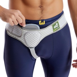 gagaiuco Hernia Guard I Inguinal Hernia Belt For Men I Left or Right Side I Post Surgery Men’s Inguinal Hernia Support Truss For Inguinal, Groin Hernias I Adjustable Waist Strap-L