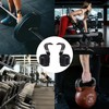 HENWUBEI Weight Lifting Hooks Straps, Non-Slip Rubber Coating Grips 7cm