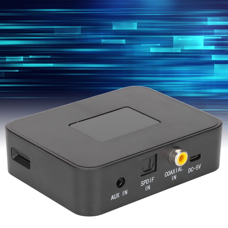 Bluetooth Transmitter DC5V 2.402GHz‑2.480GHz 3.5mm Transmitter with LCD Display for