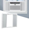 Memrita Window AC Side Panels with Frame Set,Air Conditioner Accordion