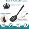 IMLUCKY - Juego de Utensilios de Cocina Negros - Herramientas