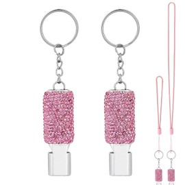 Paquete de 2 silbato rosa brillante, silbato para entrenadores con cordón, silbatos deportivos de árbitro, deportes de metal fuerte para entrenadores, árbitros y excursionistas (rosa)