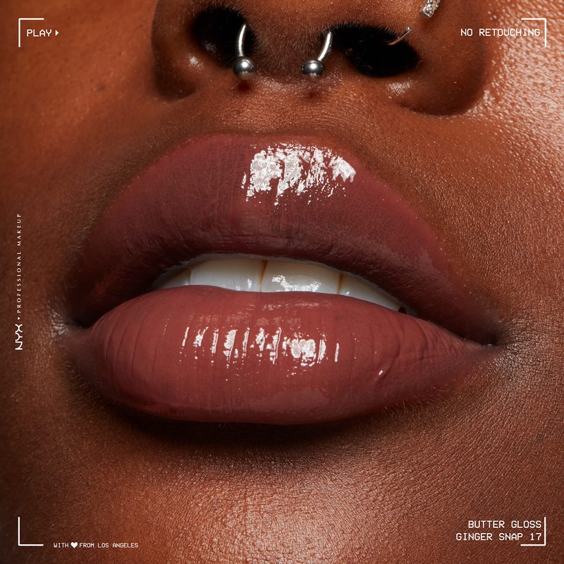 NYX PROFESSIONAL MAKEUP Butter Gloss, Non-Sticky Lip Gloss - Ginger