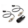 Sanooer Oxygen Sensor with Socket O2 Sensor Upstream Downstream 2PCS