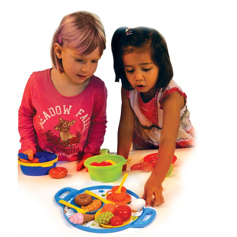 GOWI Spiel-Lebensmittel für Kaufladen oder Spielküche (Gemüse 28tlg)