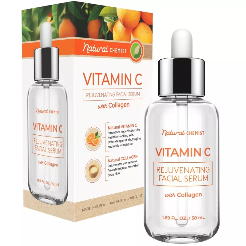 Vitamin C & Collagen Face Serum Colageno + Vitamina C