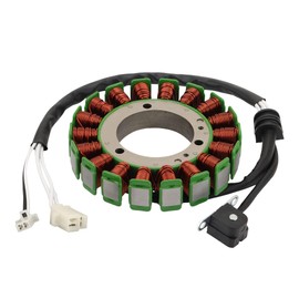 WOOSTAR 18 Coil 5 Wire Magneto Stator Replacement for 2000-2003 XVS1100 VStar Classic 1100 Custom 1100 BT1100 Bulldog Xvs1100 Vstar 1999 XVS1100 VStar 1100 OEM 5EL-81410-00 5EL-81410-01 5JN-81410-10