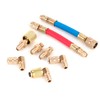 8pcs/Set Air Conditioning Refrigeration R-12A/C Connector Adapter Hoses R134A R12