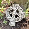 Darthome Ltd Ancient Stone Celtic Cross Tile Hanging Garden Ornament