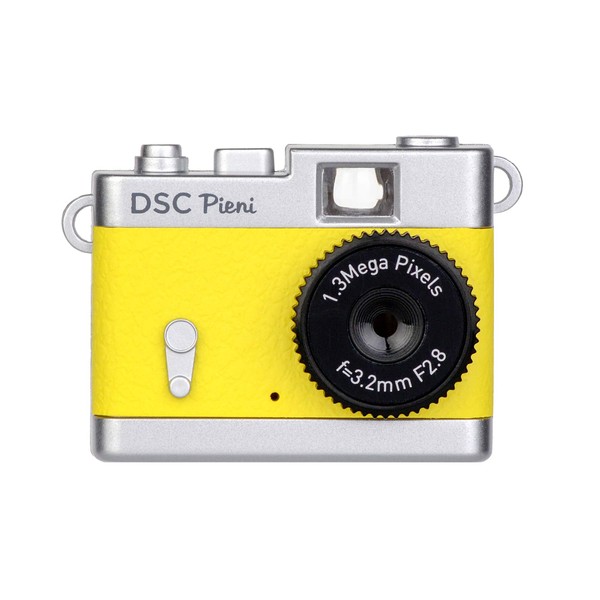 Kenko DSC-PIENI-LY DSC Pieni Digital Camera, 1.31 Megapixels, Video and Still Image Capable, Lemon Yellow