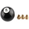 AIMALL Black 8-Ball Car Gear Shift Knob Universal Manual Shifter