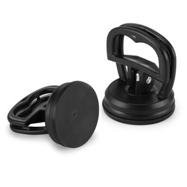 2 herramientas de extracción de ventosa de alta resistencia, extractor de abolladuras con succión para reparación de pantalla LCD de laptops, tabletas y teléfonos (negro)