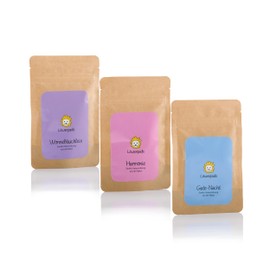Kräuterpad Nachfüllpackungen von Löwenkind - 3er Set mit Gute-Nacht, Harmonie und Wonnebäuchlein (je 5 Kräuterpads) für Babys, Kinder und Erwachsene