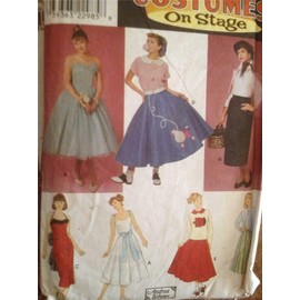 Simplicity Sewing Pattern 8742 Misses Skirt Dresses Costumes Size 4-8 Uncut