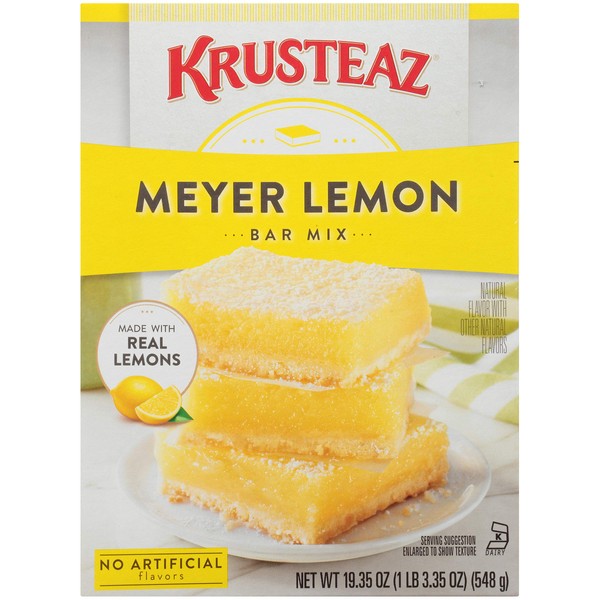 Krusteaz Bar Mix, Lemon Supreme, 19.35 oz