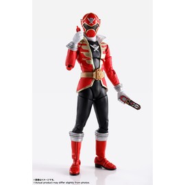 S.H. Figuarts (Shin Bone Carving Method) Pirate Sentai Gokai Red, Approx. 5.7 inches (145 mm), PVC & ABS Painted Action Figure