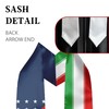 Iran Flag and USA Country Flag Graduation Stole Graduation Sash
