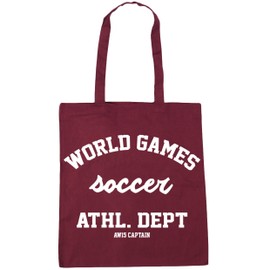 Hippowarehouse World Games Soccer Athl. Dept AW15 Captain Tote Shopping Gym Beach Bag 42cm x38cm, 10 litres
