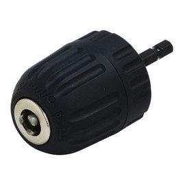 PAOCK Power Sonic Keyless Hexagonal Shaft Drill Chuck KLD-10 Chuck Capacity: 0.4 inches (10 mm), Shank: 0.25 inches (6.35 mm) Shaft