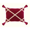 C&F Home Colonial Williamsburg Windsor Berry Tasseled Pillow 16" x