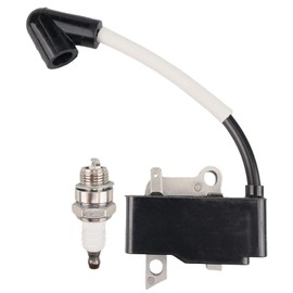 579638804 Ignition Coil with Spark Plug for Husqvarna Chainsaw 435 435II 435eII 440 440II 440eII Replaces 579638801 579638802 579638803