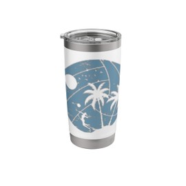 Beach Volleyball Sand Team Sport Player Stainless Steel Insulated Tumbler