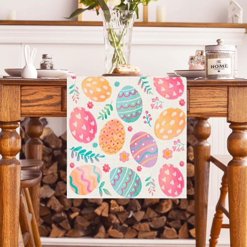 Yeomju Easter Egg Table Runner 183 x 33 CM, Colourful