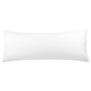 PiccoCasa Bolster Pillow Case Embroidery Brushed Microfiber Body Pillow Cover