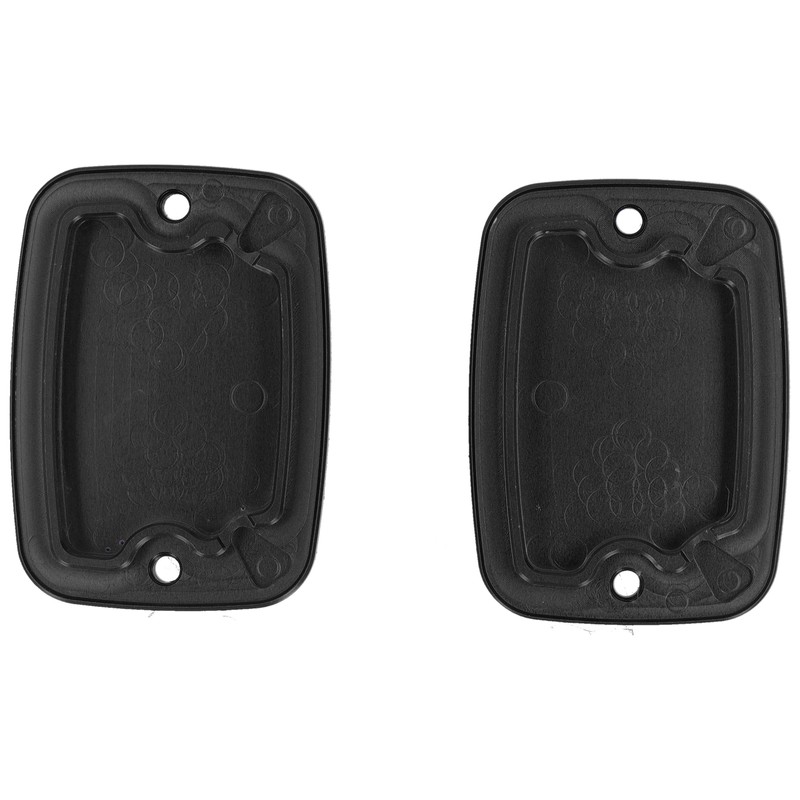 2pcs Front Brake Fluid Reservoir Cap Motorcycle Upper Fuel Tank
