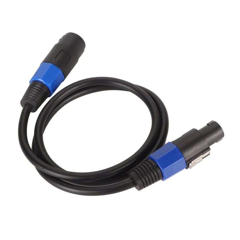 Professional Speaker Cable 3.3ft Long PVC Male Female Quick Twist