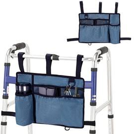 Senior's Walker Bag, Walker Baskets for Rolling Folding Walker, Walker Accessories Bag, Walker Pouch for Folding Walker