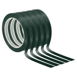 PATIKIL Whiteboard Tape 2/5" 10mmX66m, 5 Pack Thin Dry Erase Tape for Graphic Chart Marking DIY Art, Green