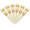 6pk Individual Cones 100% Organic Henna Mehindi Cones Ready To