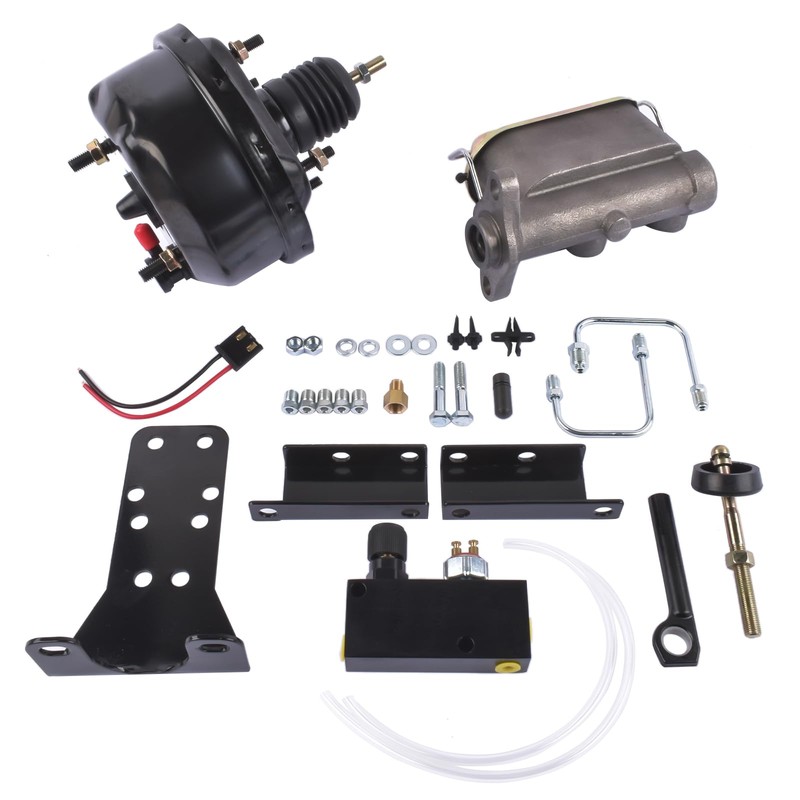 Power Brake Booster Conversion Kit Adjustable Block Valve Replacement for