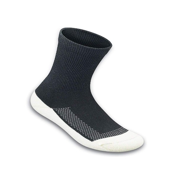 Orthofeet Padded Sole Non-Binding Non-Constrictive Circulation Seam Free Socks , 3 Pack