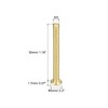 sourcing map Brass Machine Screws, M3x30mm Phillips Pan Head Fastener