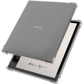 Aircawin Case for 7'' for Onyx Boox Tablet Go 7/GO 7 Color Series (1/2th Gen,2024/2025 Released)/Onyx Boox Leaf2/Leaf3/Leaf3 C/Page/Galileo e-Reader Case Clear,Shockproof Soft TPU Back Cover-Clear