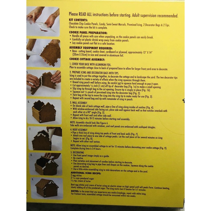Bee Chocholate Chip Cottage Kit. 26 oz. Ready To Build/No