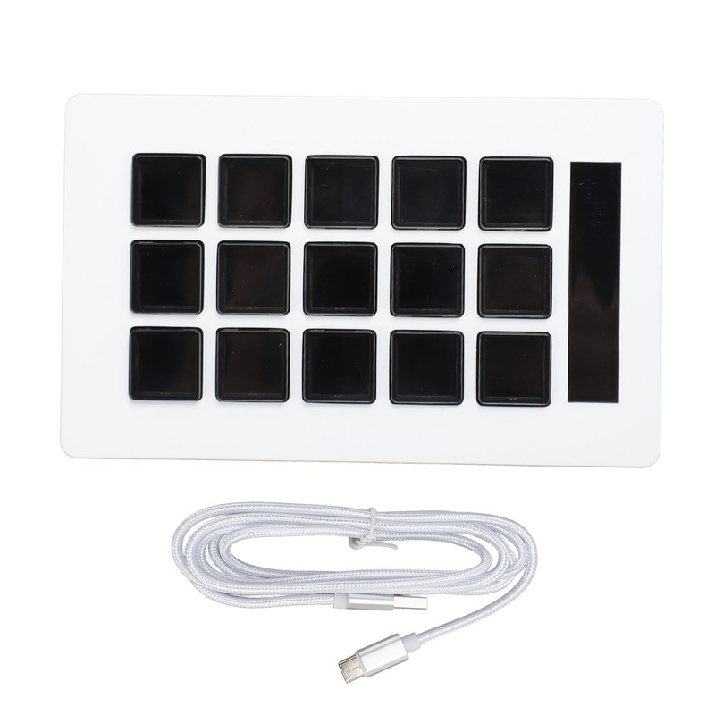 15 Key Visual Keyboard Professional Macro Keyboard LCD Custom Keyboard